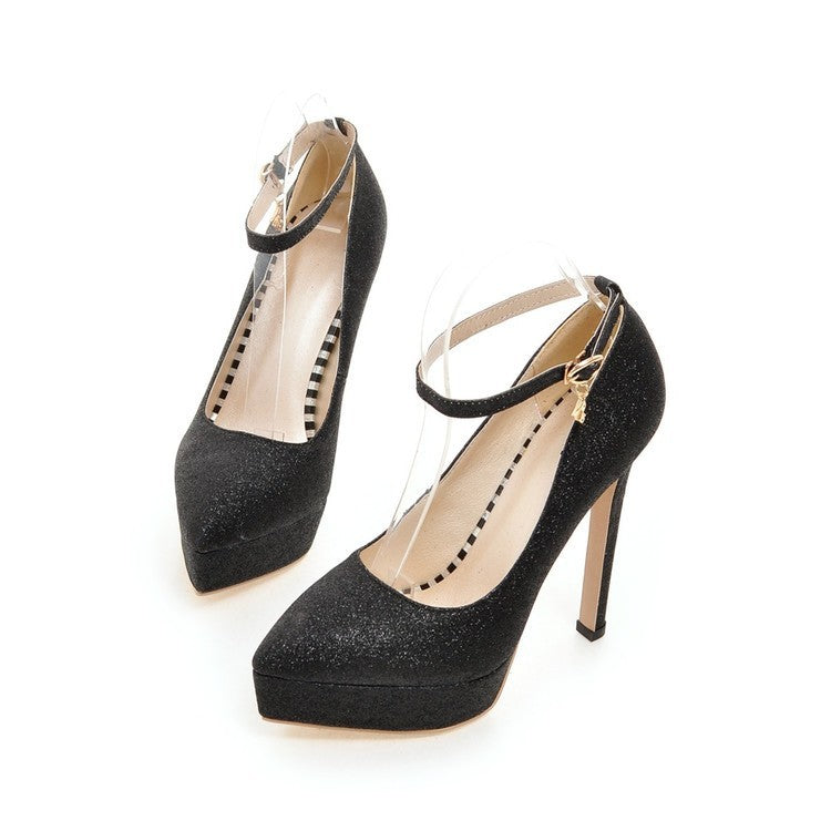 Escarpins à talons aiguilles avec plateforme waterproof