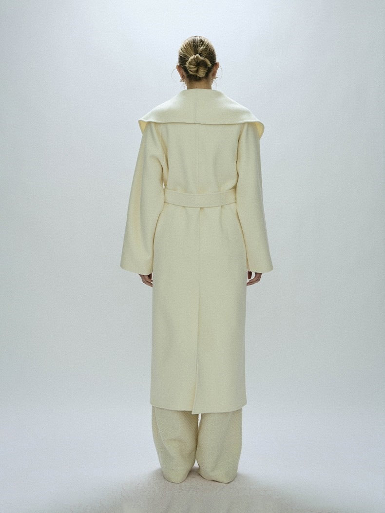 Manteau en Laine Double-Face