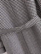 Manteau à carreaux pied-de-poule