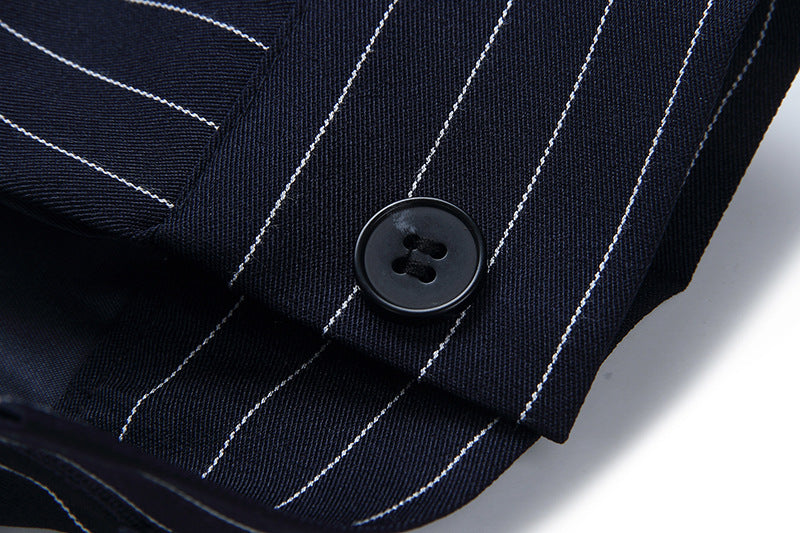 Veste style costume à rayures