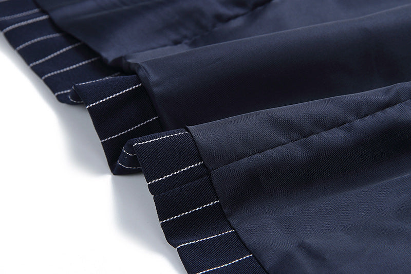 Veste style costume à rayures