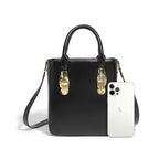 Sac Mini Carré avec Poignées Métallique