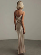 Robe Satinée Champagne