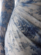 Robe "Blue Mist" en Tulle Transparent