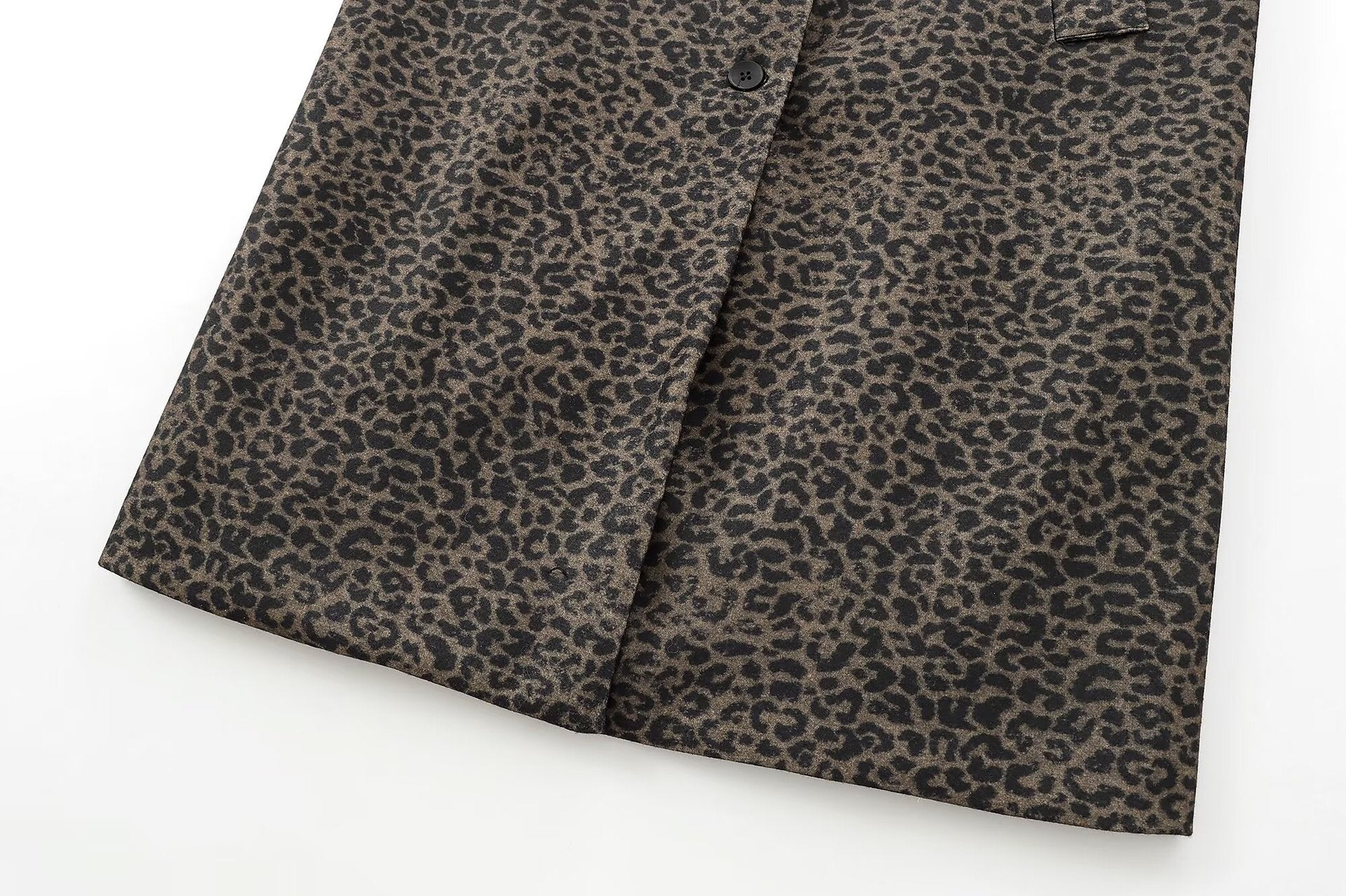 Manteau imprimé léopard