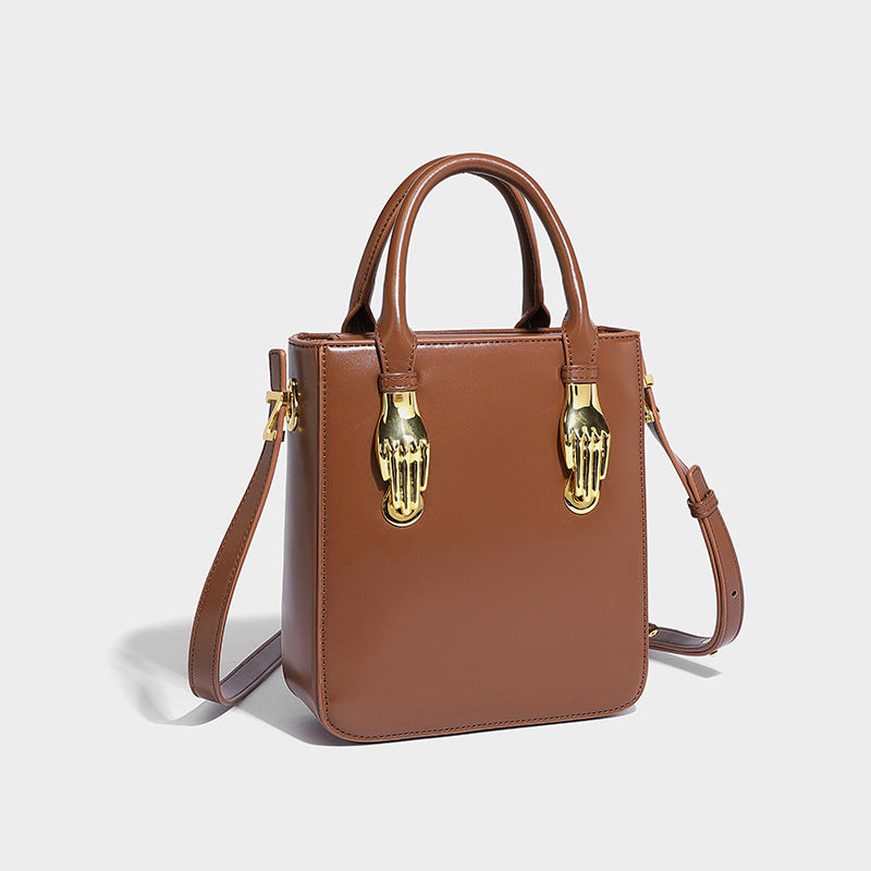 Sac Mini Carré avec Poignées Métallique