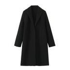 Manteau Mi-Long sans Boucle