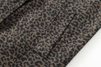 Manteau imprimé léopard