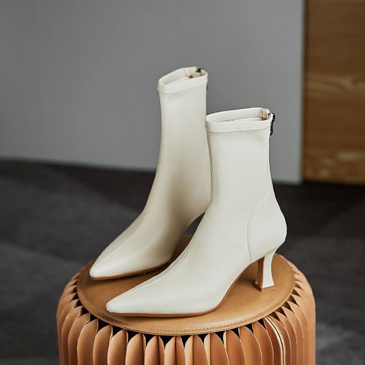 Bottes Femme à Talon Haut et Bout Pointu