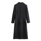 Manteau en laine à double boutonnage