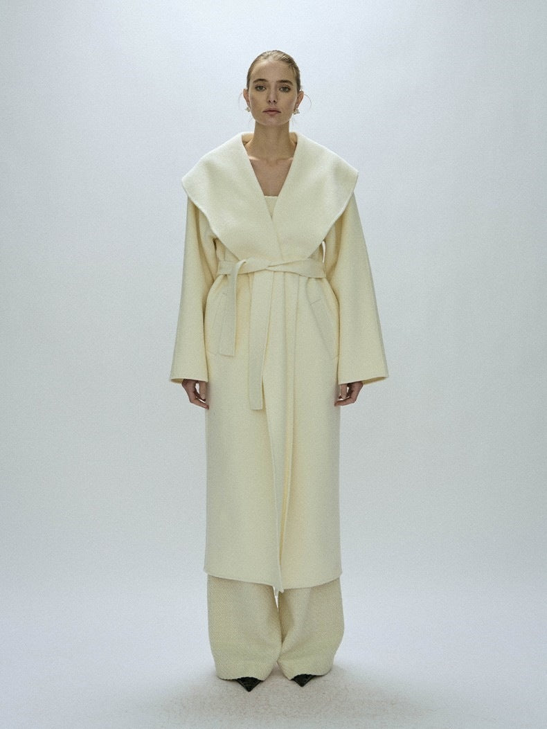 Manteau en Laine Double-Face