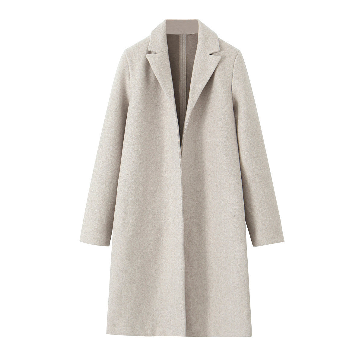 Manteau Mi-Long sans Boucle