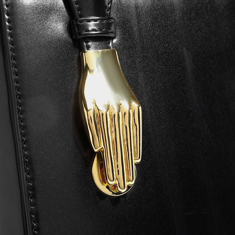 Sac Mini Carré avec Poignées Métallique