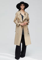 Coupe-vent féminin britannique en coton mercerisé