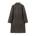 Manteau imprimé léopard