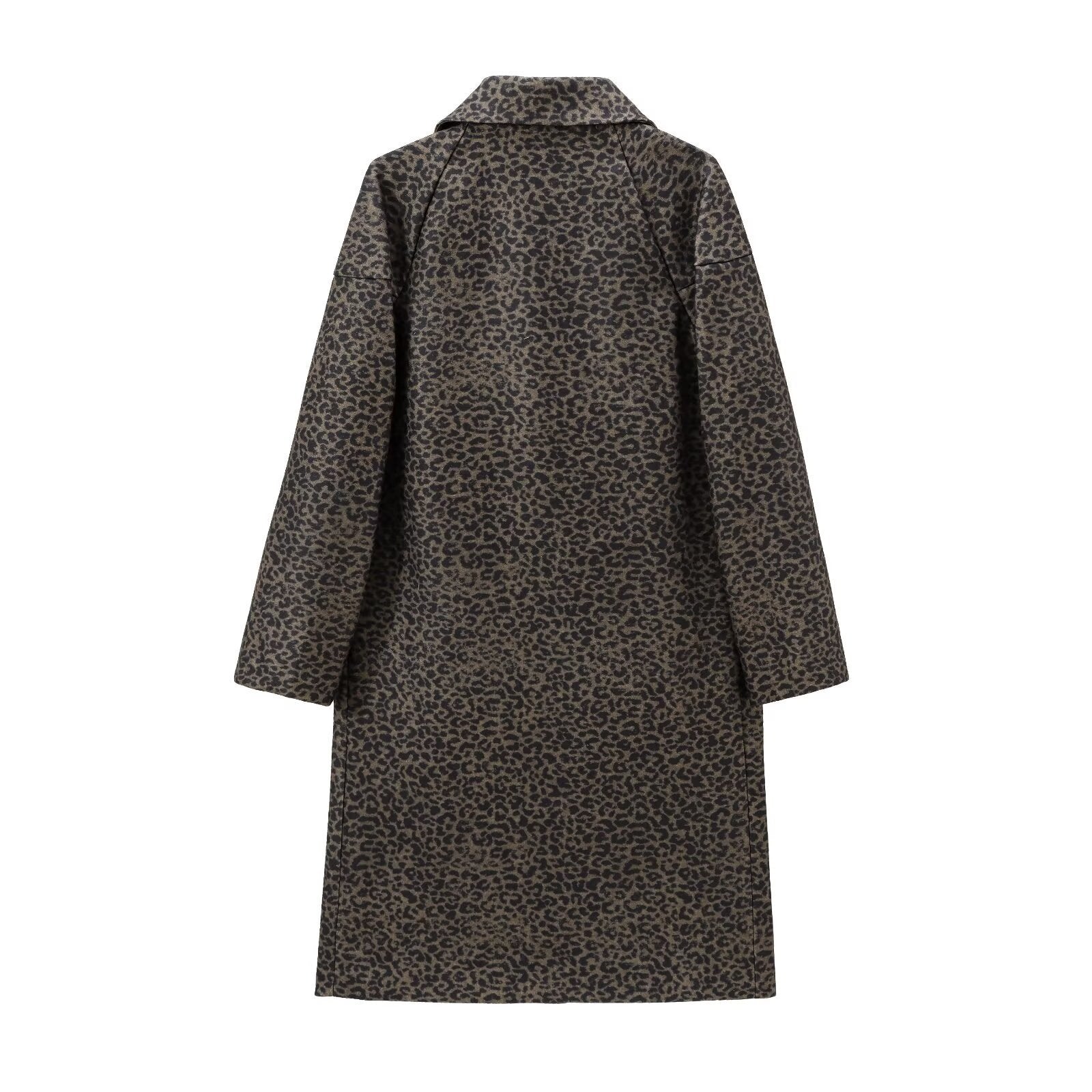 Manteau imprimé léopard