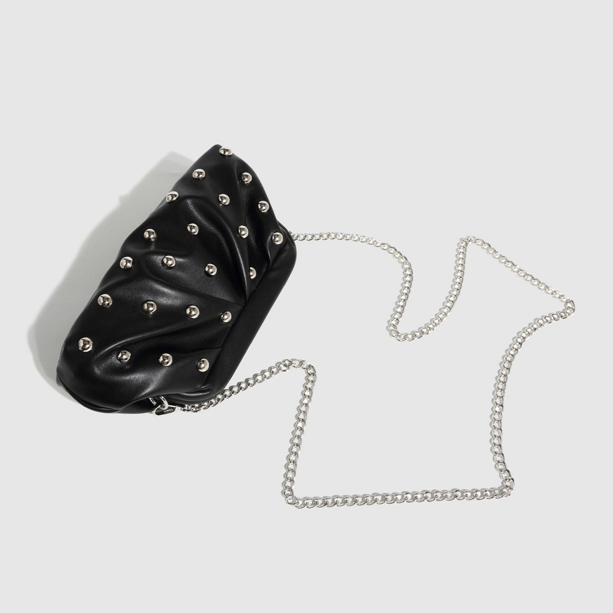 Mini Sac "Rock Élite" à Clous Argentés