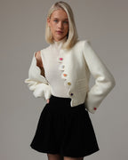 Ensemble à Volants – Blazer et Jupe Courte