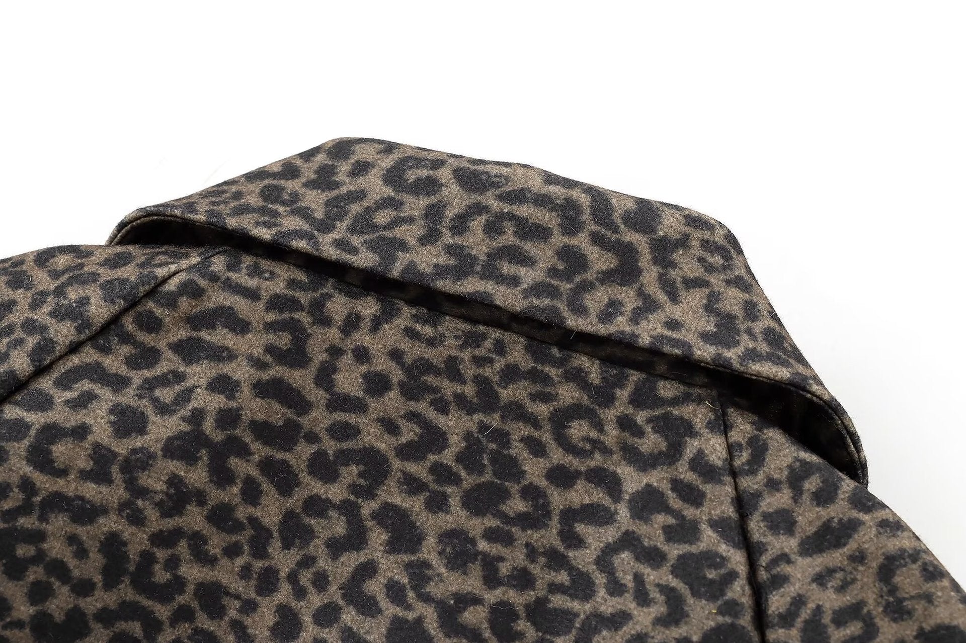 Manteau imprimé léopard