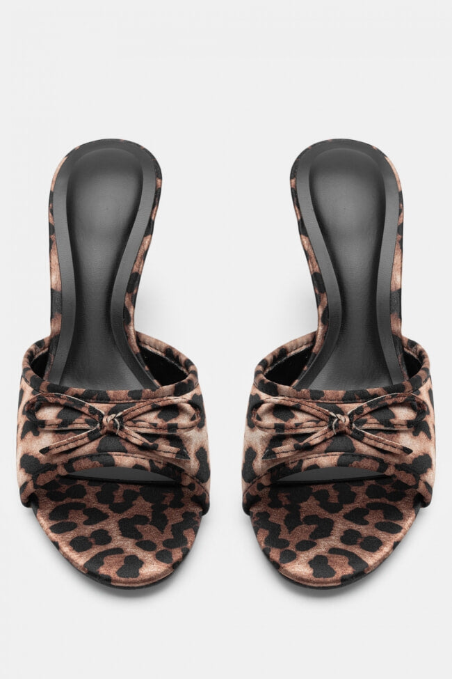 Mules Raffinées à Nœud & Voile